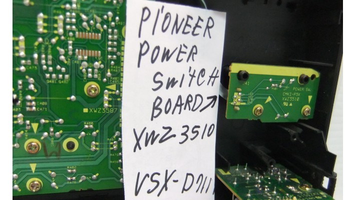 Pioneer XWZ3510 module power switch
